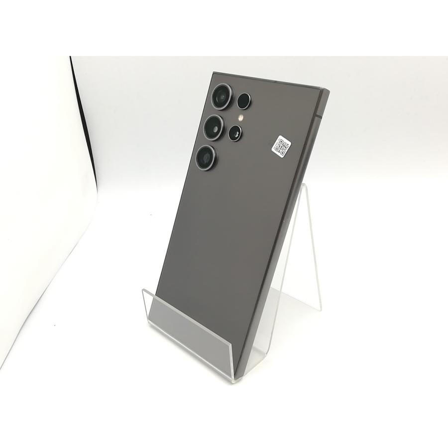 中古】SAMSUNG au 【SIMフリー】 Galaxy S24 Ultra チタニウムブラック
