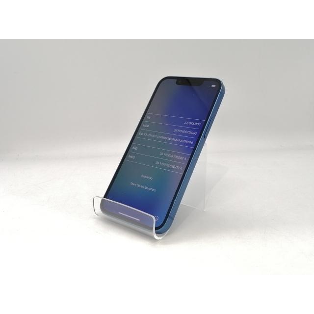 【中古】Apple 国内版 【SIMフリー】 iPhone 13 mini 256GB ブルー MLJN3J/A【浜松駅前】保証期間１ヶ月【ランクA】の画像