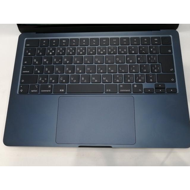 【中古】Apple MacBook Air 13インチ CTO (M3,2024) ミッドナイト M3(CPU:8C/GPU:10C)/16G/512G【浜松駅前】保証期間１ヶ月【ランクA】の画像