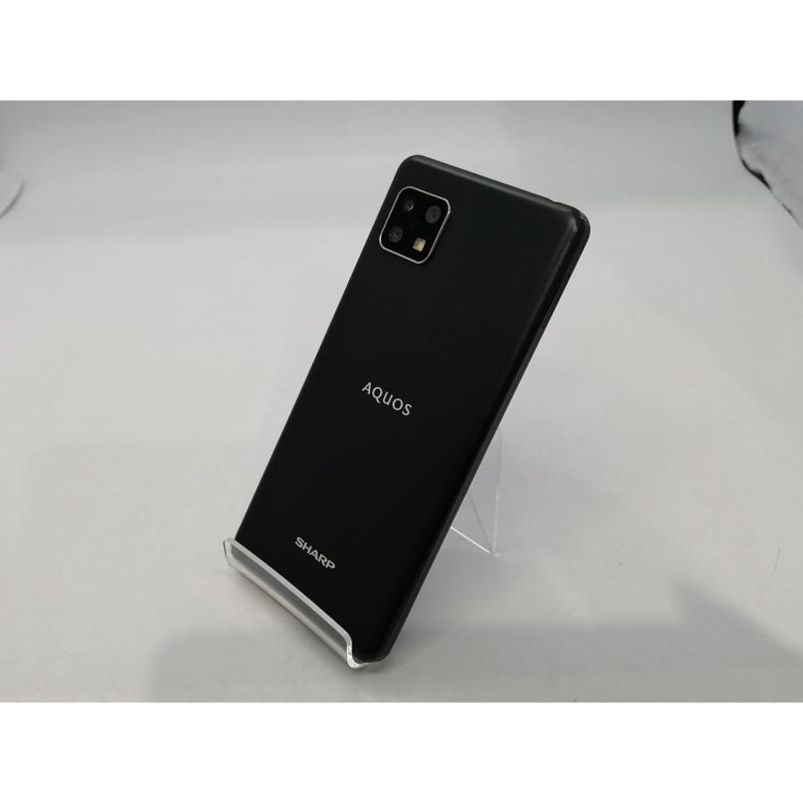 中古】SHARP 国内版 【SIMフリー】 AQUOS sense4 ブラック 4GB 64GB SH