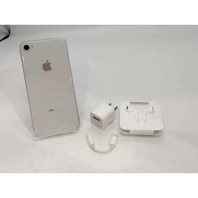 中古】Apple au 【SIMロック解除済み】 iPhone 8 64GB シルバー MQ792J