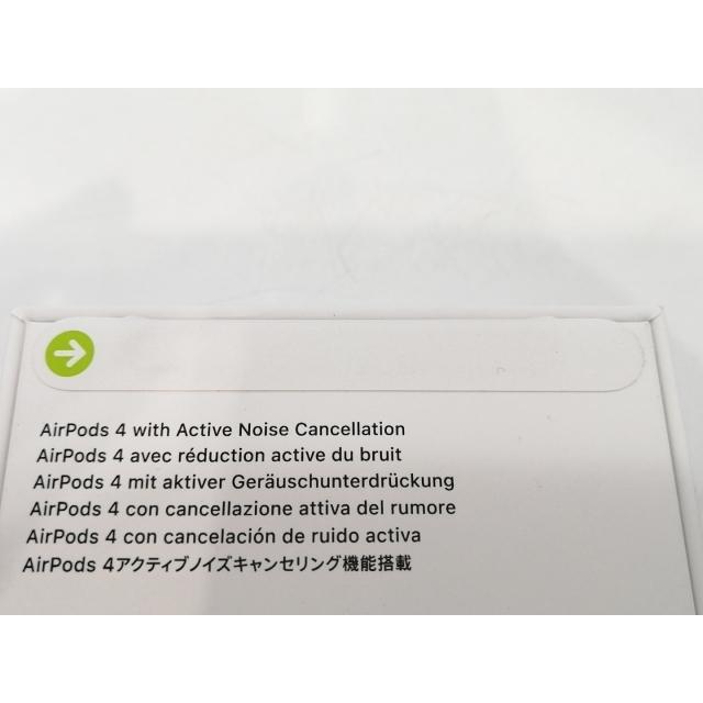 AirPods 4 本体 アクティブノイズキャンセリング　新品　未使用 未使用】Apple AirPods 4 アクティブノイズキャンセリング搭載モデル