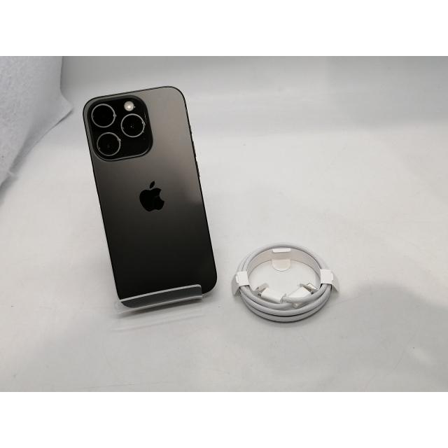【中古】Apple 国内版 【SIMフリー】 iPhone 15 Pro 128GB ブラックチタニウム MTU73J/A【浜松駅前】保証期間１ヶ月【ランクB】の画像