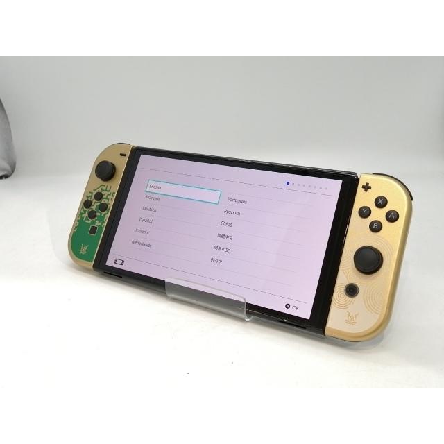 中古】Nintendo Switch 本体 (有機ELモデル) HEG-S-KDAAA ゼルダの伝説 