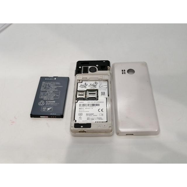 中古】SHARP SoftBank 【SIMフリー】 AQUOS ケータイ4 A205SH ホワイト