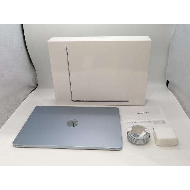 【中古】Apple MacBook Air 13インチ (M4,2025) M4(CPU:10C/GPU:8C) 16GB/256GB スカイブルー MC6T4J/A【浜松駅前】保証期間１ヶ月【ランクA】の画像
