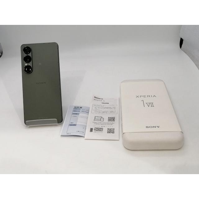 XPERIA 1VII XQ-FS44 256GB モスグリーン 中古 中古】SONY 国内版 【SIMフリー】 Xperia 1 VII モスグリーン 12GB