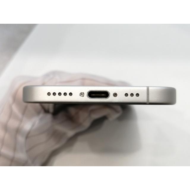 【中古】Apple au 【SIMフリー】 iPhone 16 128GB ホワイト MYDR3J/A【浜松駅前】保証期間１ヶ月【ランクC】の画像