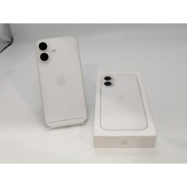 中古】Apple au 【SIMフリー】 iPhone 16 128GB ホワイト MYDR3J/A