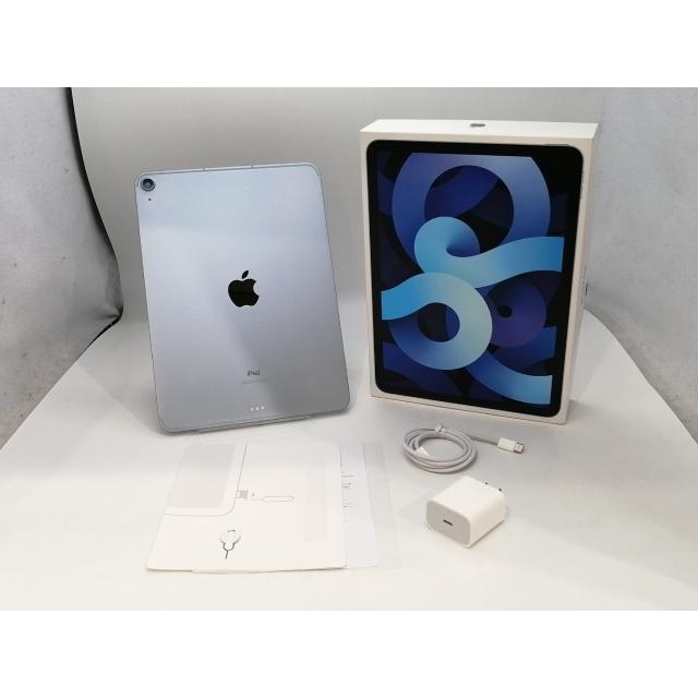 【中古】Apple SoftBank 【SIMロック解除済み】 iPad Air（第4世代/2020） 256GB スカイブルー MYH62J/A【浜松駅前】保証期間１ヶ月【ランクB】の画像