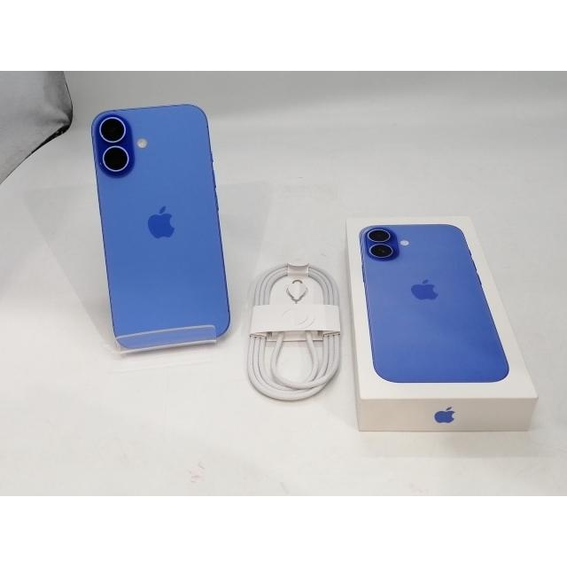 【中古】Apple 国内版 【SIMフリー】 iPhone 16 128GB ウルトラマリン MYDU3J/A【浜松駅前】保証期間１ヶ月【ランクA】の画像