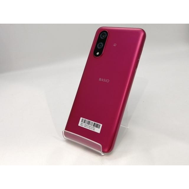 中古】KYOCERA au 【SIMフリー】 BASIO active3 レッド 4GB 64GB KYG04 