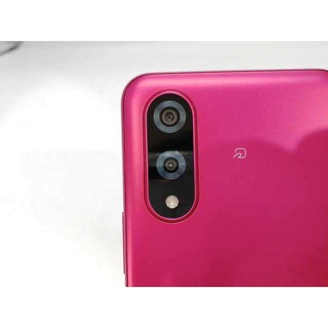 中古】KYOCERA au 【SIMフリー】 BASIO active3 レッド 4GB 64GB KYG04 