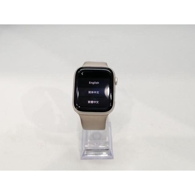 中古】Apple Watch Series8 45mm Cellular スターライトアルミニウム