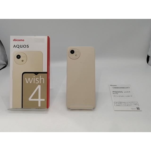 中古】SHARP docomo 【SIMフリー】 AQUOS wish4 ホワイト 4GB 64GB SH 