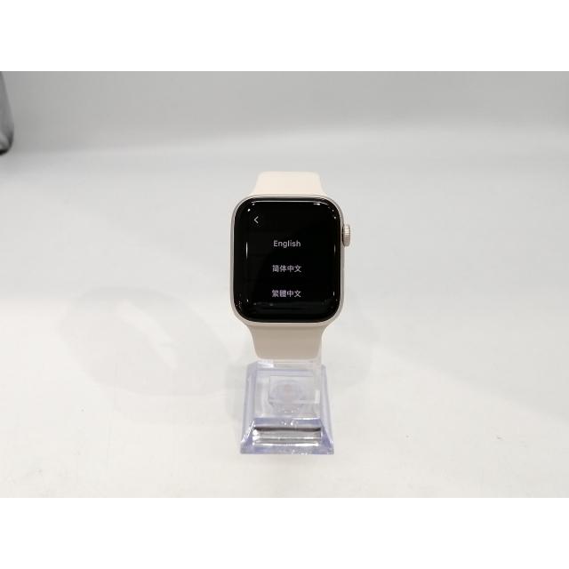 中古】Apple Apple Watch SE3 44mm GPS スターライトアルミニウム 
