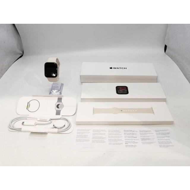 中古】Apple Apple Watch SE3 44mm GPS スターライトアルミニウム 