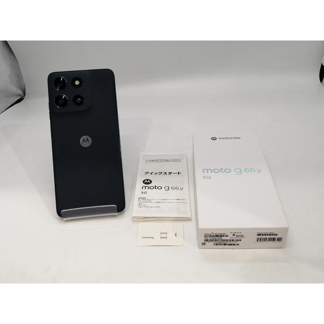 中古】MOTOROLA ymobile 【SIMフリー】 moto g66y 5G PANTONE Black
