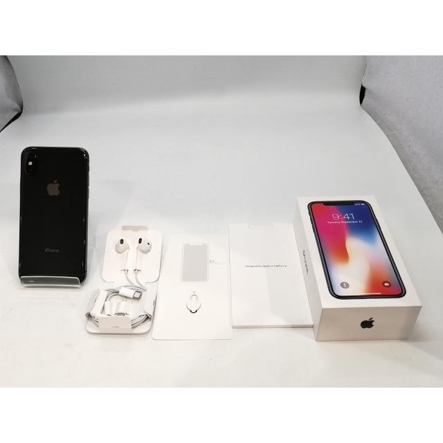 中古】Apple 海外版 【SIMフリー】 iPhone X 64GB スペースグレイ