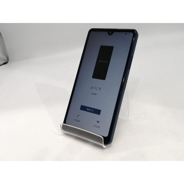 中古】SONY ymobile 【SIMフリー】 Xperia Ace III ブルー 4GB 64GB