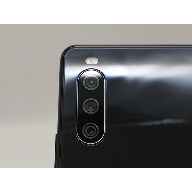 中古】SONY au 【SIMロック解除済み】 Xperia 10 III ブラック 6GB