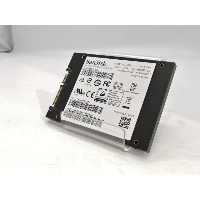 中古】SanDisk SSD PLUS SDSSDA-240G-J25 240GB/SSD/6GbpsSATA/2015年7