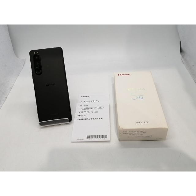 中古】SONY docomo 【SIMフリー】 Xperia 5 III フロストブラック 8GB