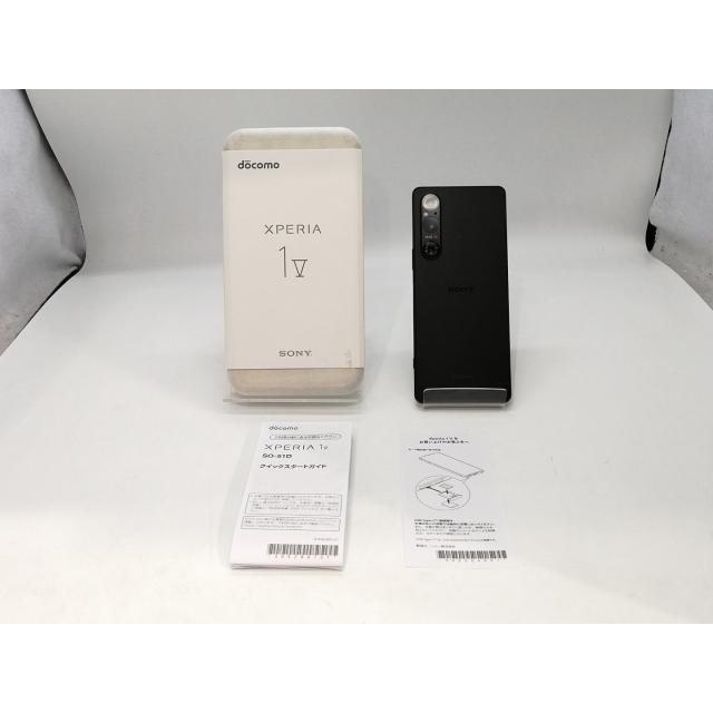 中古】SONY docomo 【SIMフリー】 Xperia 1 V ブラック 12GB 256GB SO