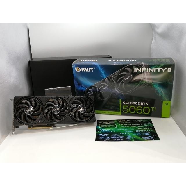 中古】Palit GeForce RTX 5060 Ti Infinity 3 16GB(NE7506T019T1