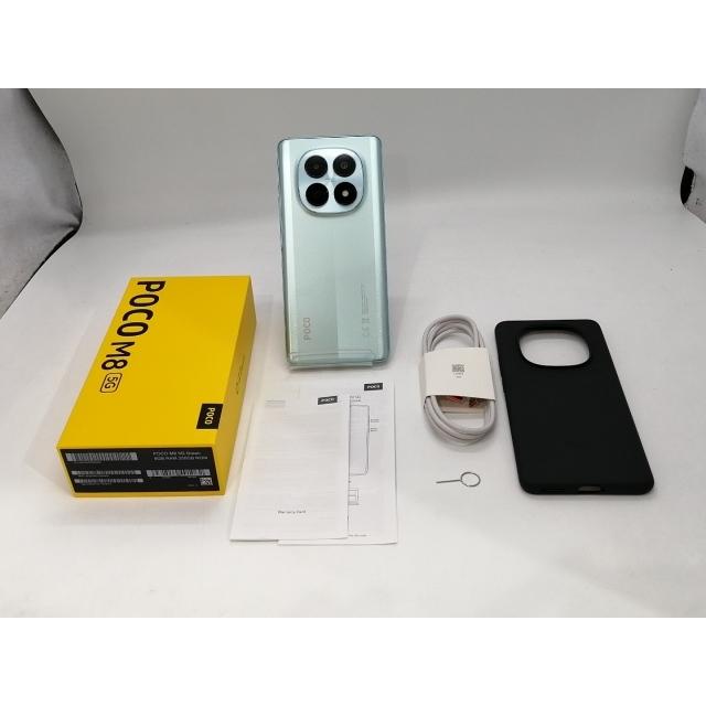 中古】Xiaomi 国内版 【SIMフリー】 POCO M8 5G グリーン 8GB 256GB