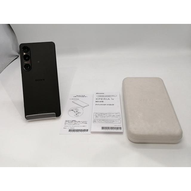 中古】SONY docomo 【SIMフリー】 Xperia 1 VI ブラック 12GB 256GB SO