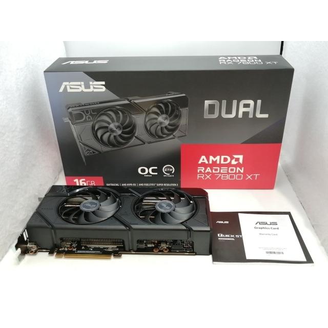 中古】ASUS Dual Radeon RX 7800 XT OC Edition 16GB GDDR6 DUAL