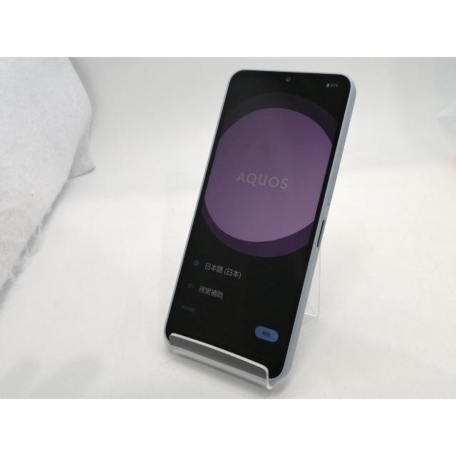 中古】SHARP docomo 【SIMフリー】 AQUOS wish4 ブルー 4GB 64GB SH