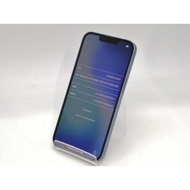 中古】Apple docomo 【SIMフリー】 iPhone 14 128GB ブルー MPVJ3J/A