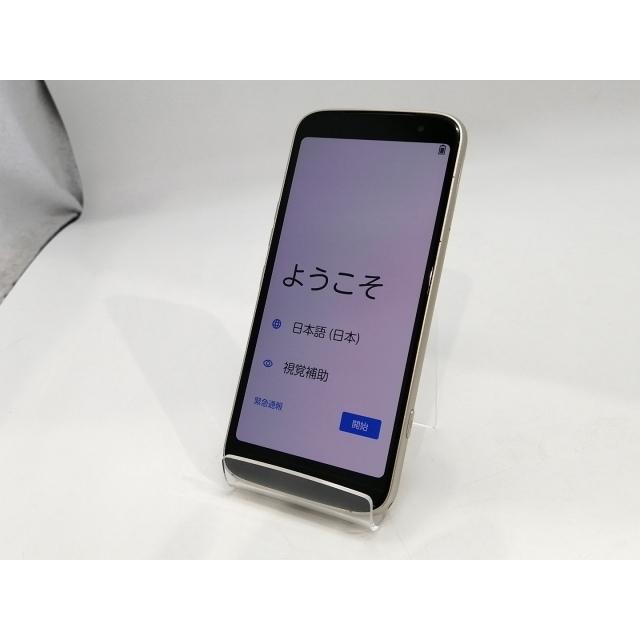 中古】FCNT docomo 【SIMフリー】 らくらくスマートフォン ゴールド