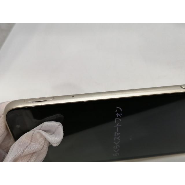 中古】FCNT docomo 【SIMフリー】 らくらくスマートフォン ゴールド