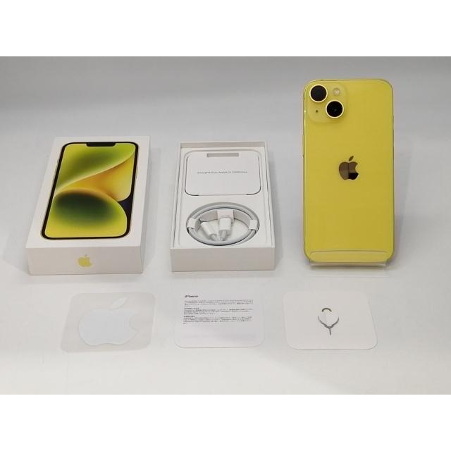 中古】Apple 国内版 【SIMフリー】 iPhone 14 128GB イエロー MR3Q3J/A