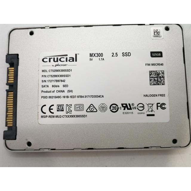 中古】Crucial MX300 CT525MX300SSD1 525GB/6GbpsSATA/3DTLC