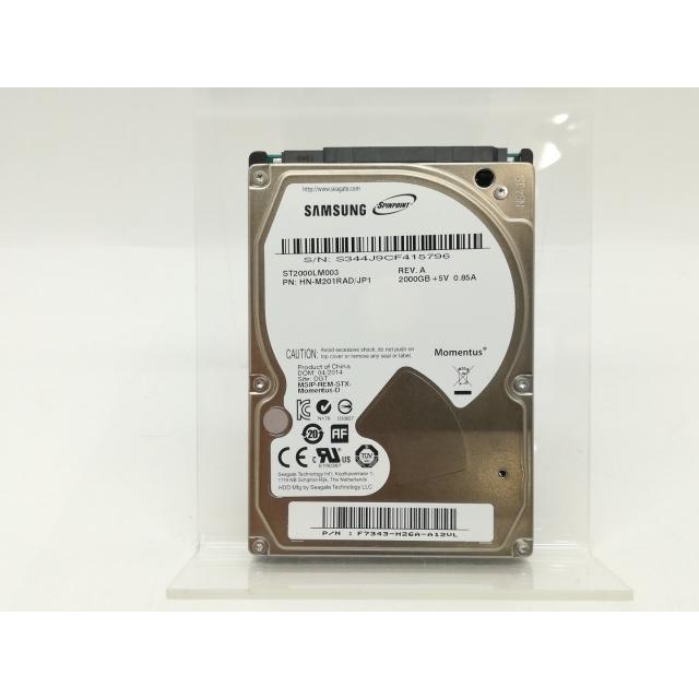 【中古】SAMSUNG ST2000LM003 Spinpoint M9T 2TB/5400rpm/32MB/6Gb/s SATA/9.5mm