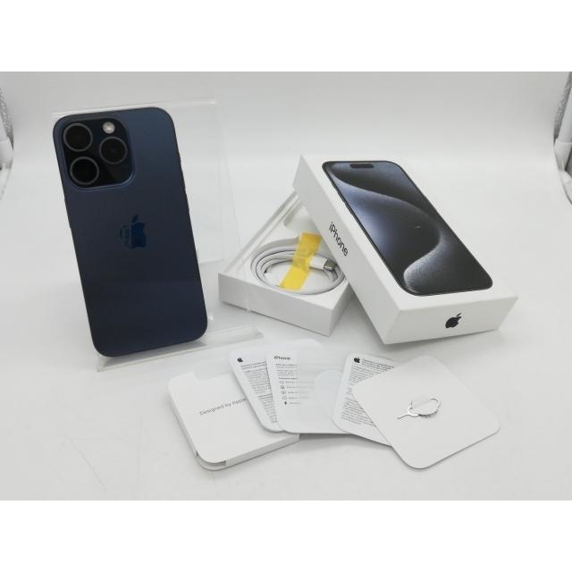 中古】Apple 海外版 【SIMフリー】 iPhone 15 Pro 256GB ブルー