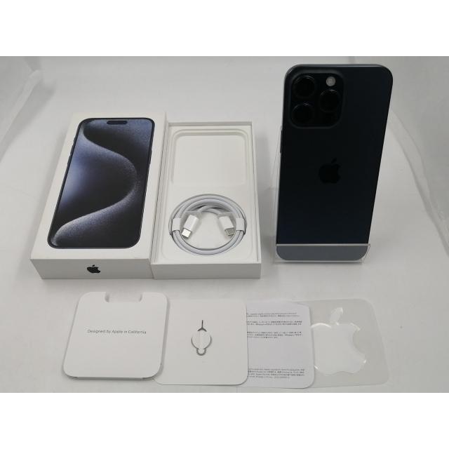 【中古】Apple 国内版 【SIMフリー】 iPhone 15 Pro Max 1TB ブルーチタニウム MU723J/A【千葉】保証期間１ヶ月【ランクB】の画像