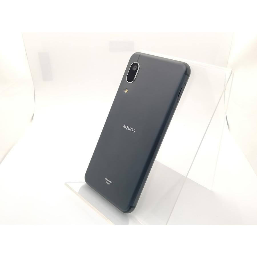 中古】SHARP au 【SIMロック解除済み】 AQUOS sense3 basic ブラック 