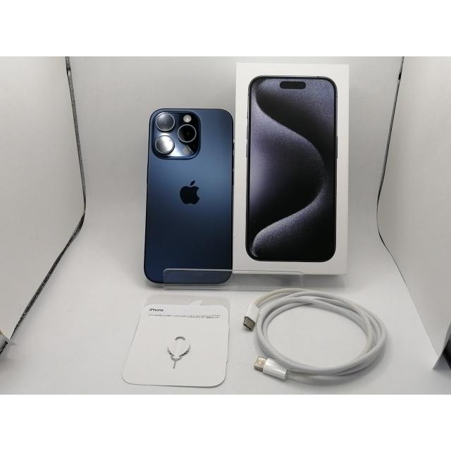 【中古】Apple 国内版 【SIMフリー】 iPhone 15 Pro 128GB ブルーチタニウム MTUA3J/A【川崎駅前】保証期間１ヶ月【ランクA】の画像