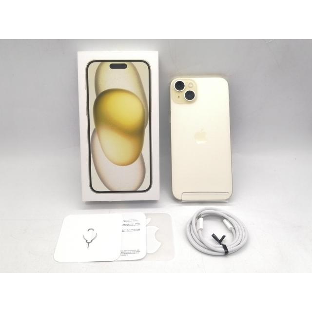 【中古】Apple 国内版 【SIMフリー】 iPhone 15 Plus 128GB イエロー MU0A3J/A【町田】保証期間１ヶ月【ランクA】の画像