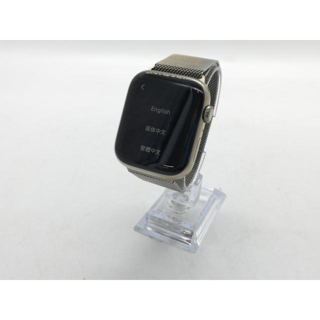中古】Apple Apple Watch Series9 45mm Cellular ゴールドステンレス 