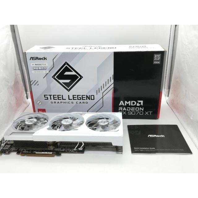 中古】ASRock Radeon RX 9070 XT Steel Legend 16GB RX9070XT/16GB