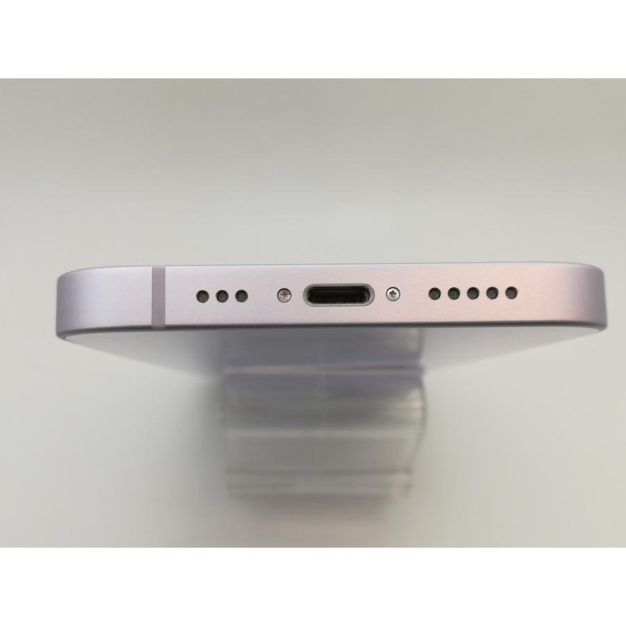 【中古】Apple docomo 【SIMフリー】 iPhone 14 128GB パープル MPUY3J/A【新橋】保証期間１ヶ月【ランクA】の画像