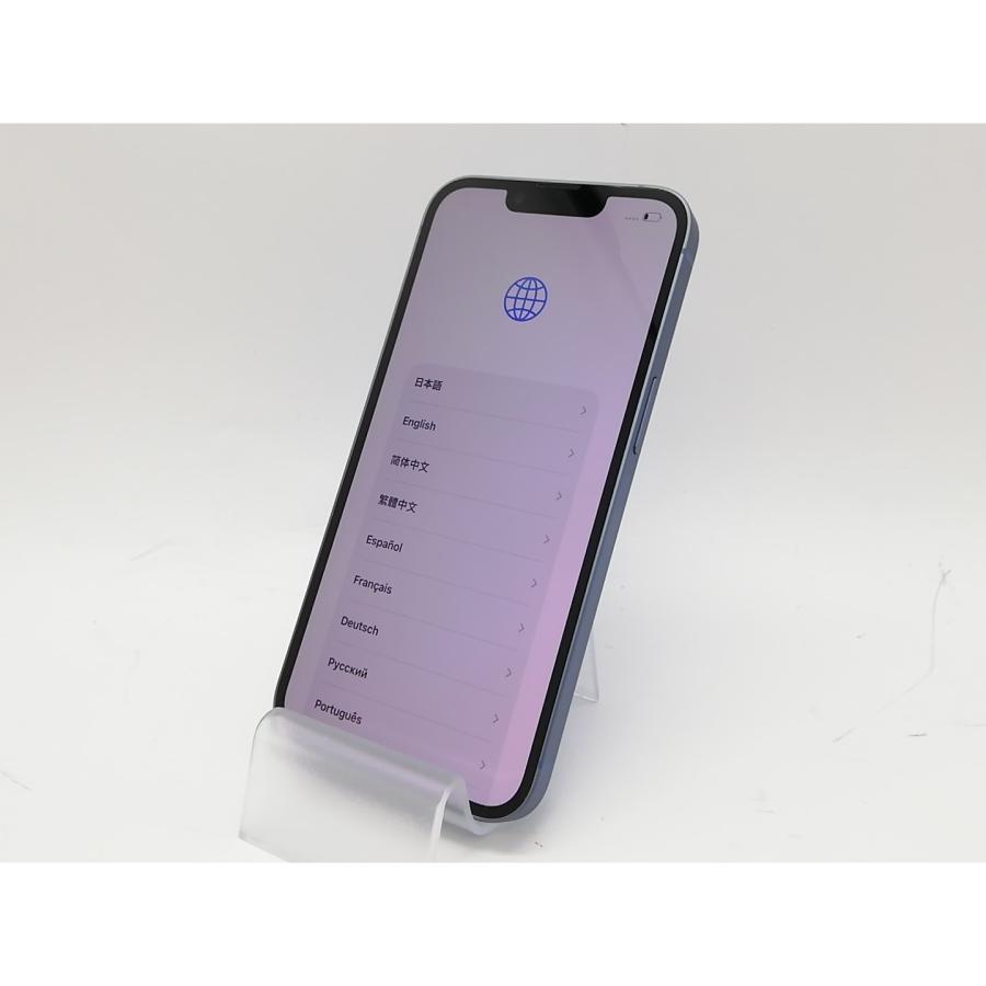 中古】Apple 国内版 【SIMフリー】 iPhone 14 128GB ブルー MPVJ3J/A