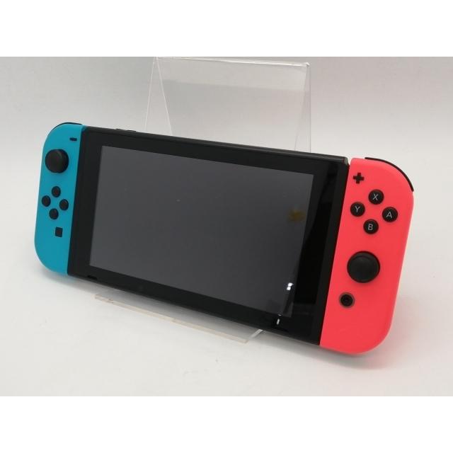 中古】Nintendo Switch 本体 Joy-Con(L) ネオンブルー/(R) ネオン