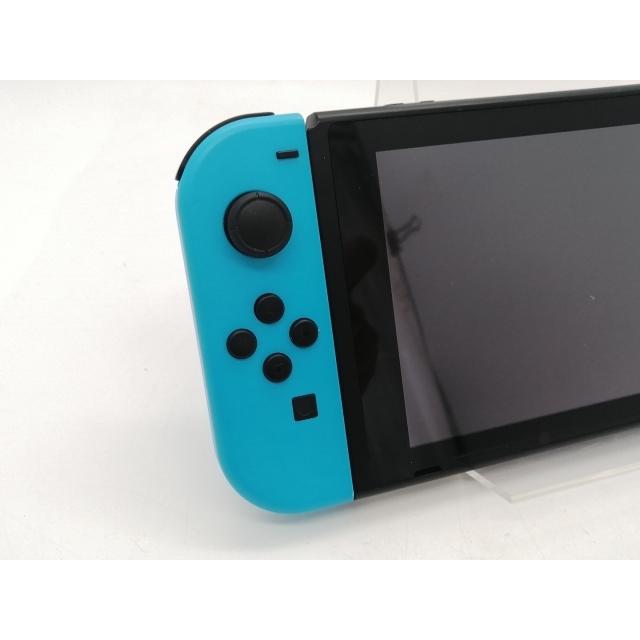 中古】Nintendo Switch 本体 Joy-Con(L) ネオンブルー/(R) ネオン